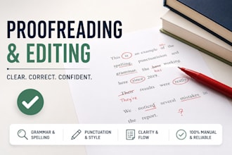 read your text and correct mistakes