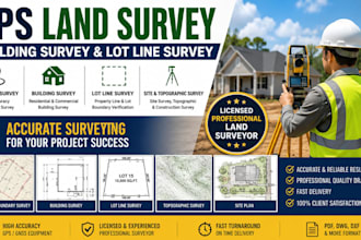 do tx fl ca ga oh ny nm gps land survey building survey lot line