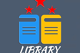 design 2 professional library  logo