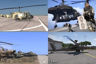 create custom maps, environments, and weapon assets for arma reforger and arma 3