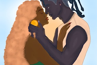 do a ilustration odfyour icon, book , couple or rpg oc