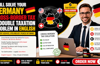 handle german tax return with foreign income, dta relief, crossborder tax elster