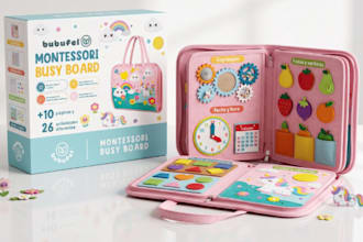 design toy packaging, window box blind box mystery box, kids product label
