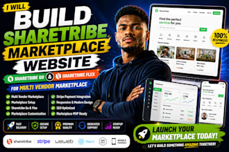 build sharetribe marketplace website with sharetribe go and flex for multivendor
