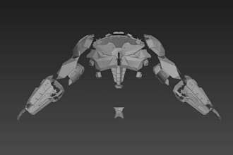 wearable cosplay props for 3dprint,3d armor,watertight 3d assets,sword,bambu lab