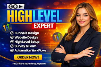 manage setup gohighlevel n8n website emails SMS automation sales funnels expert