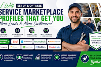 setup thumbtack taskrabbit bark alignable profile optimization for plumber hvac