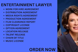 be your florida texas ny ca entertainment lawyer for film clearance or licensing