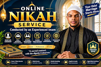 perform your online nikah as an imam with witnesses