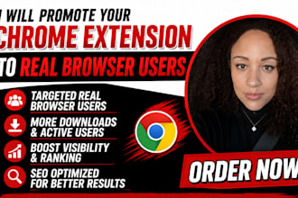 increase users chrome downloader chome extension promotion browser users and seo
