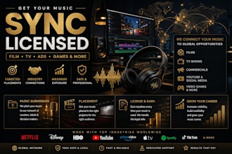 optimize your music for sync licensing and media placements