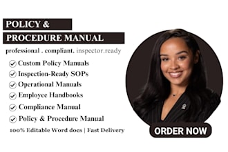 write compliance policy and procedure manual for home care and healthcare
