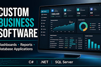 develop custom business software and reporting tools