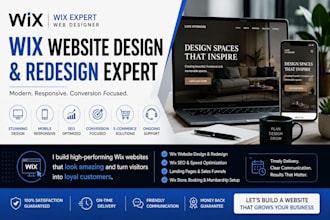 wix website redesign wix website design wix website