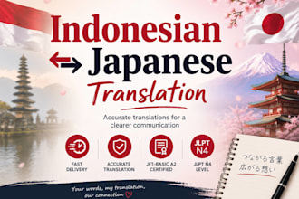 translate indonesian to japanese and japanese to indonesian