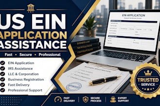 assist with your US ein application for llc or business