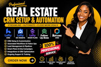 setup lofty CRM lofty website lofty smart plan va follow up boss kv core CRM