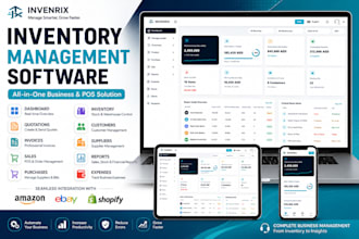 build custom inventory management, pos, erp and billing software