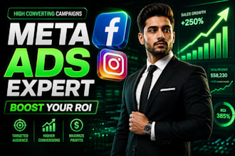 setup and manage profitable meta ads campaigns for facebook and instagram
