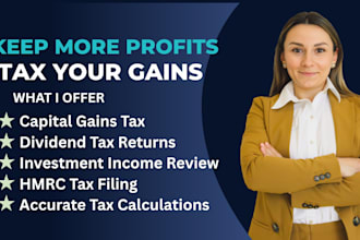 calculate your capital gains and file your dividend tax return correctly