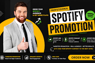 promote spotify ads, spotify podcast, and spotify pre save