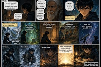 create ai images, prompt, comics