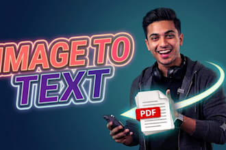 convert image to text, handwritten notes, and PDF typing expertly