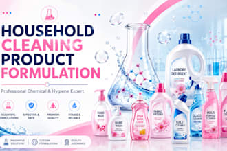 formulate professional household hygiene, cleaning products