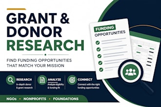 research nonprofit grants donors and funding opportunities