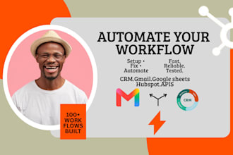 setup, fix, or troubleshoot your zapier zaps and automation workflow