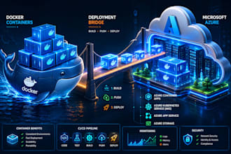 build docker image and deploy containers to cloud