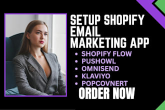 setup shopify email marketing
