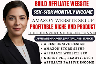 build a profitable amazon affiliate niche website