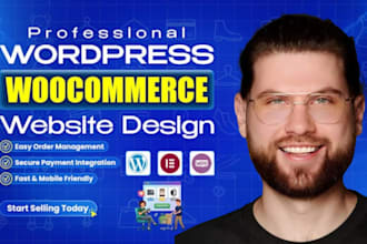 build modern woocommerce ecommerce website, online store and drop shipping store