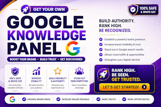 do a personal verified goggle knowledge panel for goggle visibility