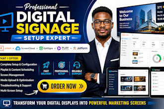 setup digital signage crm yodeck screencloud jotform play digital sign optisigns