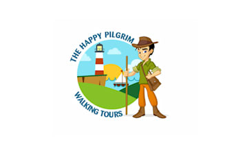 design custom pilgrim walking tours logo
