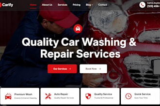 design wix mobile detailing website wix ceramic coating detailing website