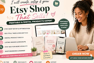 craft appealing etsy digital products, etsy seo and etsy digital products shop