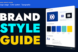 create a brand style guide or brand kit