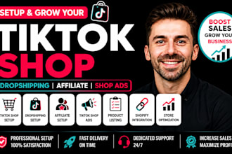 setup  tiktok shop tiktok dropshipping tiktok shop affiliate tik tok shop ads