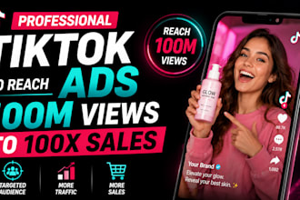 setup tiktok ads, tiktok product ads, tiktok ads manager to 100m product sales