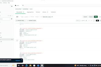 design and optimize mongodb database schemas for your application