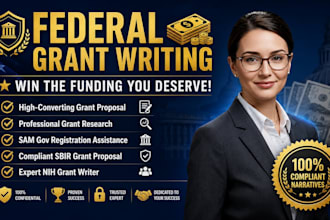 engineer federal grant proposal sbir grant writer to secure nonprofit funding