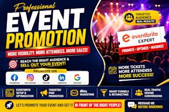 do targeted event promotion, webinar promotion and eventbrite marketing