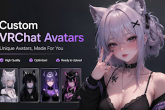 create custom vrchat avatar, vrc avatar, furry avatar and VR character