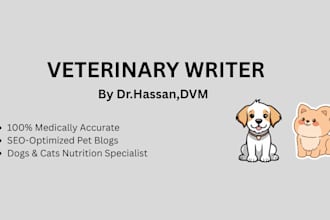 write expert veterinary articles