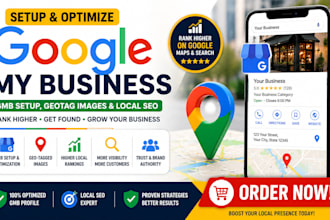 setup google my business gmb, geotag images for local SEO