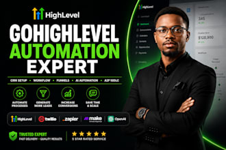 gohighlevel setup, ghl automation, workflow, funnel, CRM, twilio a2p 10dlc