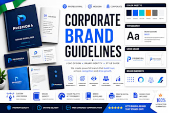 design brand guidelines, logo design, brand identity guideline and style guide